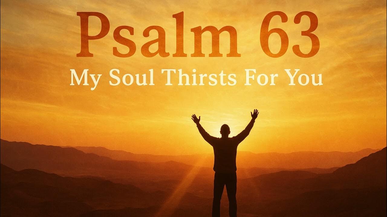 Psalm 63 --- My Soul Thirsts For You Psalm 63 --- My Soul Thirsts For You