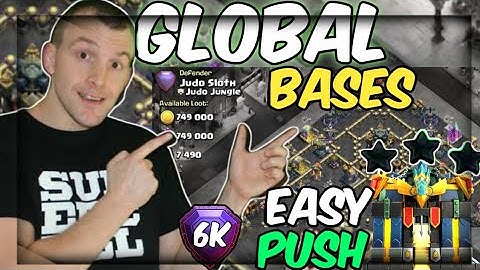 Judo Sloth 6300+ Top 5 Th17 Legend League Bases With Proof + Link | Global Top 1 Player Th17 Bases
