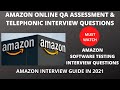 Amazon QA Assessment Interview Question| Amazon Telephonic Interview| Amazon Interview Guide 2021