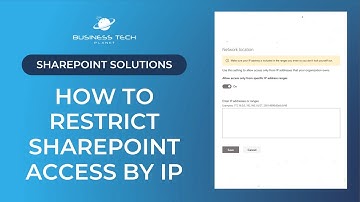 How to disable SharePoint access by IP
