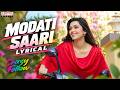 Modati Saari lyrical song- Crazy Fellow movie- Aadi SaiKumar