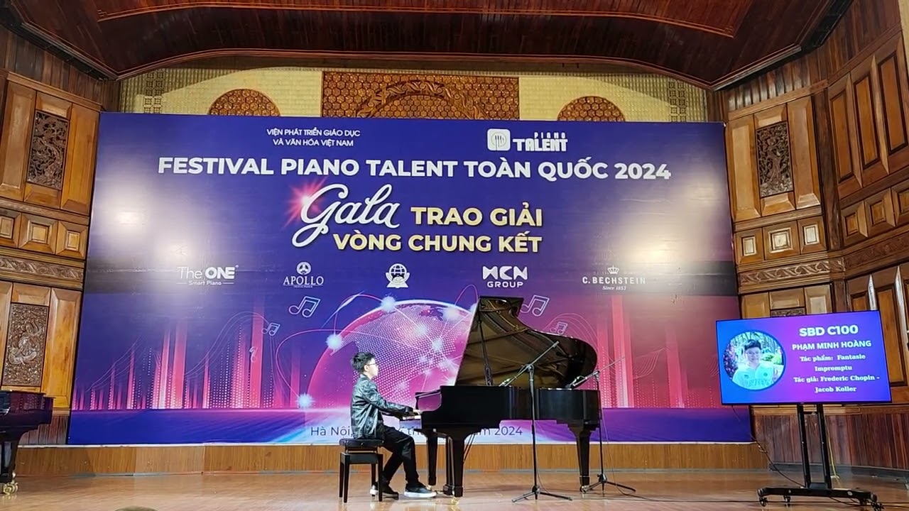 Minh Hoàng - HCV chung kết  Festival Piano Talent toàn quốc 2024-tác phẩm Chopin-Fantaisie impromtu