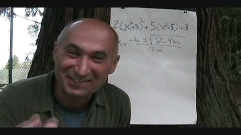 Factoring: Part 17: Let Statement (Part 2): Quadratic Formula: Language of Mathematics IIIb (114)
