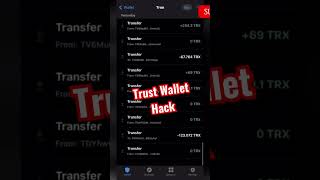 Trust Wallet Hack 😨🥺 #trending #crypto #hacker #trustwallet #wallet #binance #blockchaintechnology screenshot 5