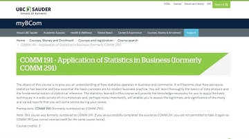 Navigating the myBCom website: Finding your program requirements