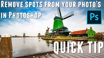 Remove sensor dust from photo