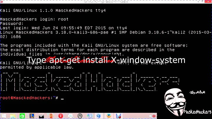 oh no something has gone wrong while Kali Linux (solved)