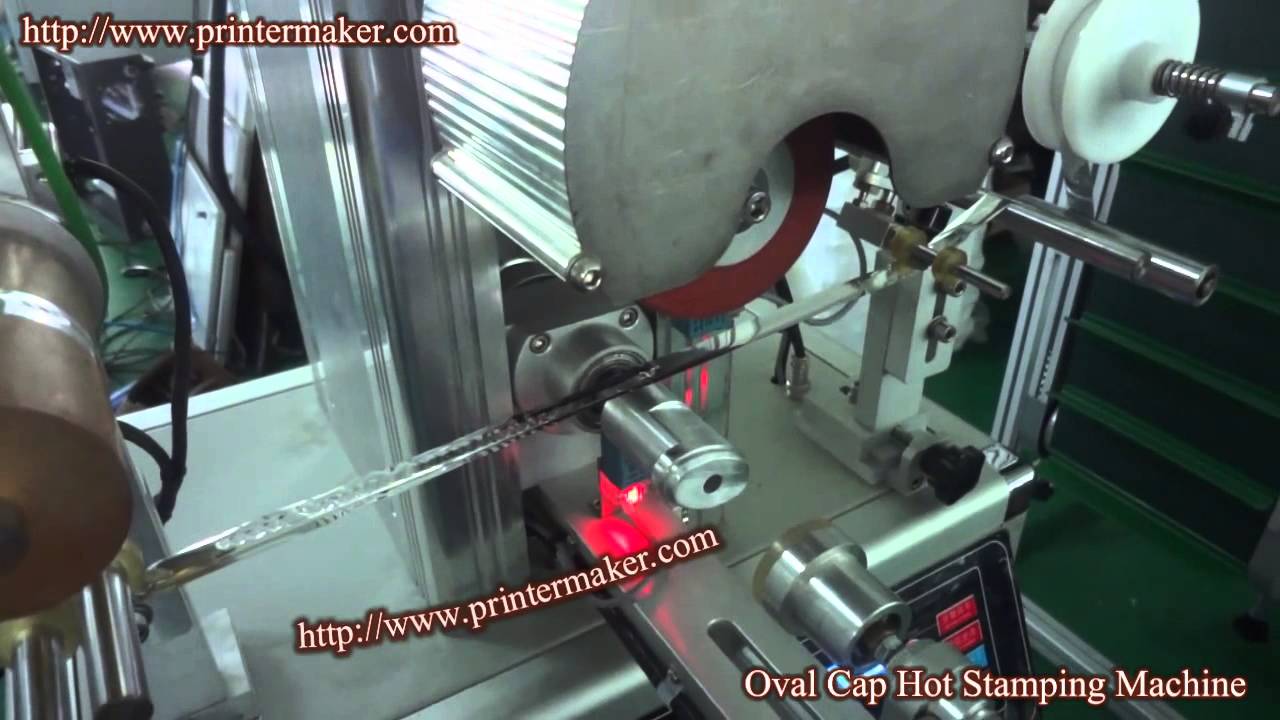 Hot Stamping Caps,Caps Hot Foil Stamping ,Embossing Machine - YouTube