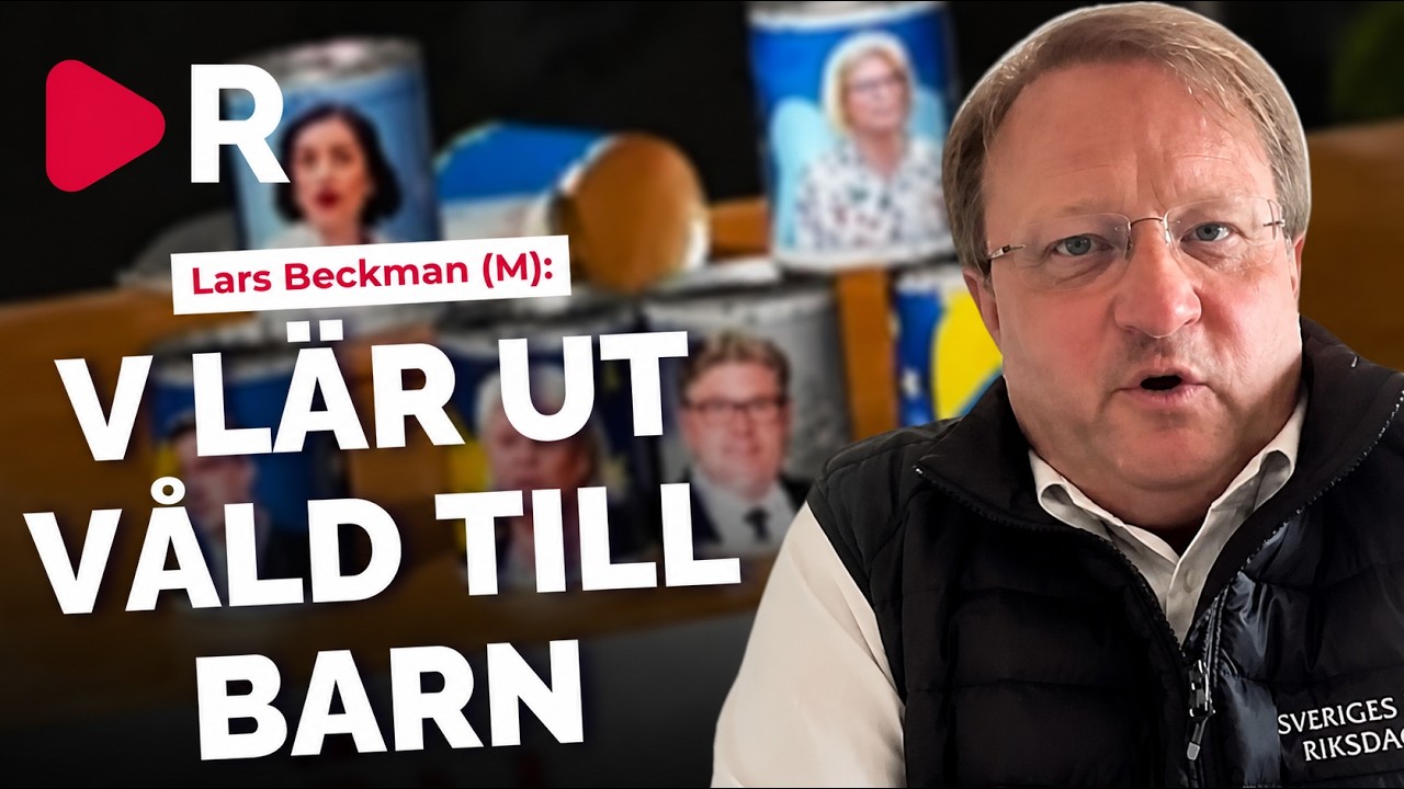 Lars Beckman rasar mot Vänsterpartiet: "Lär barn använda våld"