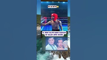 El Rumi KO Jefri Nichol dalam 38 Detik, Duel Super Rematch jadi Antiklimaks! Jefri Kecewa #elrumi
