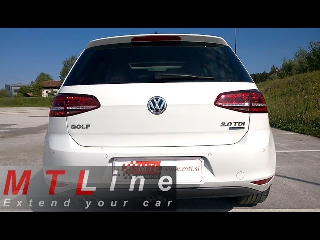 VW Golf 7 - dynamic rear LED blinker activation - vključitev dinamičnega  zadnjega LED smernika 