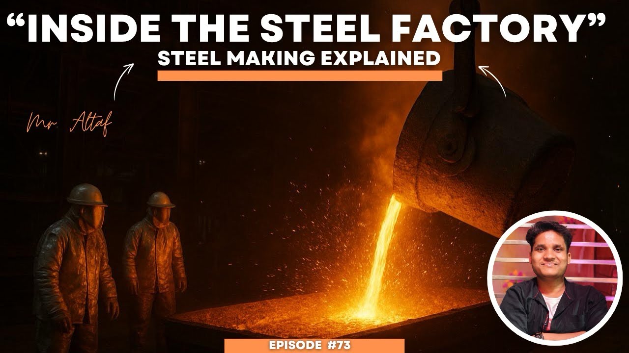 “Inside the Steel Factory | Steel Making Explained” l Mr. Altaf #steel ...