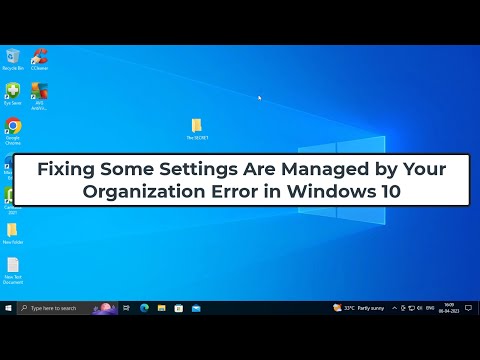 Fixing Some Settings Are Managed by Your Organization Error in Windows 10
