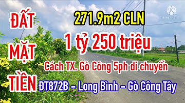 Đất mặt tiền đường nhựa ĐT872B