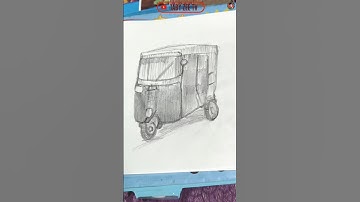 💥 How to Draw Auto Rickshaw 💥 Auto 💥 Shorts 💥#auto #drawing #art #shorts