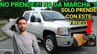 SILVERADO SUBURBAN TAHOE SIERRA NO PRENDE NO DA MARCHA