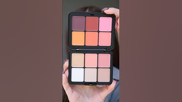 Pink pumpkin blush #makeupforeverpalette #onepalettemakeup #viralmakeup #pumpkinmakeup #fallmakeup