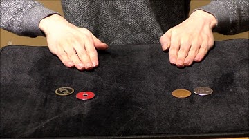 ４種類のコインでチンカチンク　コインマジック　Chink A Chink　Coin Magic