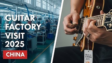 Inside a China Guitar Factory: 2025 Tour