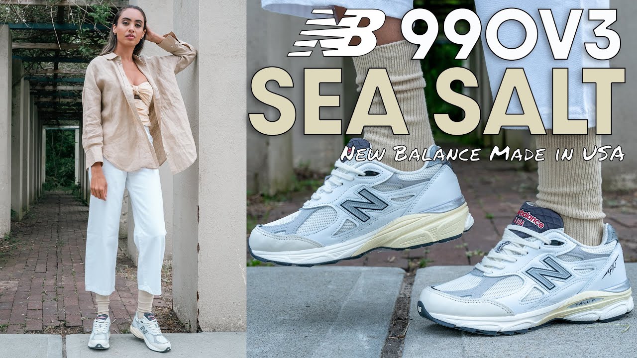 HOW GOOD ARE THEY? New Balance 990v3 SEA SALT Made in USA Review and ...