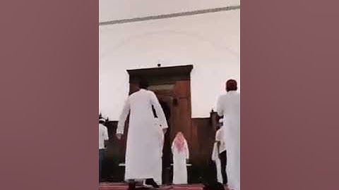 تلاوة مرئية للشيخ خالد الجليل من احدى صلوات الجمعة 1442