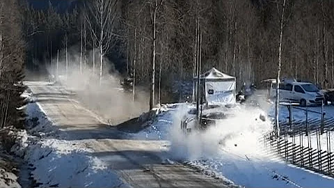 WRC Rally Sweden CRASH - Jon Armstrong