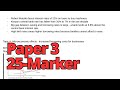 Interest Rates and Developing Economies, 25 - Marker (Edexcel Paper 3)