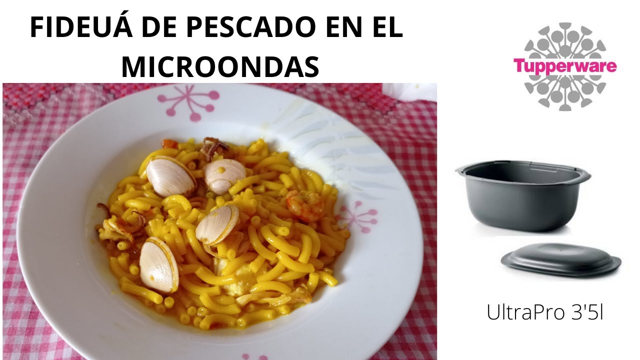 Cómo hacer pasta en el microondas con Tupperware 