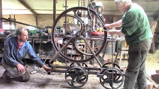 Making A NarrowGauge Locomotive  PART TWO  Transmission (vee belt reverse drive)