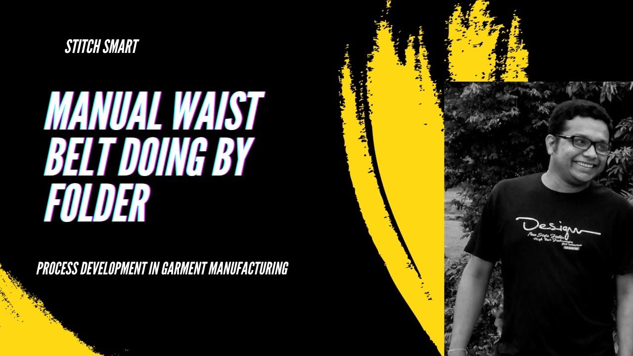 Manual waist belt making by folder YouTube