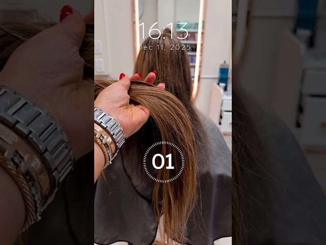 Highlights and extensions transformation at Donya Hair + Body, Richmond Hill