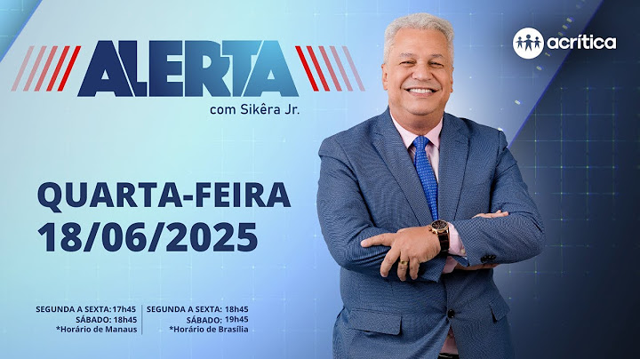 ALERTA | AO VIVO | 18/06/2025