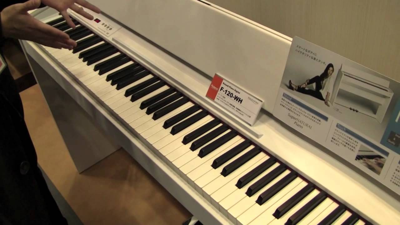 chuya's REPORT】2011楽器フェア@Rolandブース 「デジタルピアノ F-120