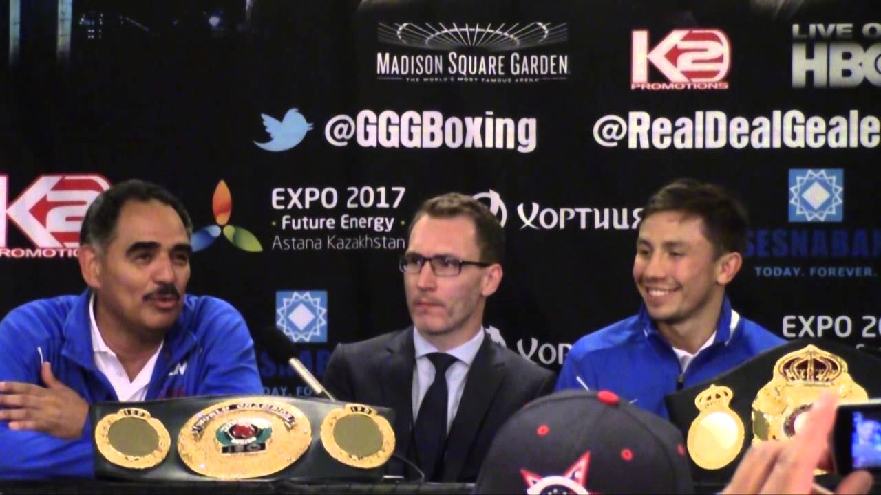 GGG vs. Geale Post Fight Press Conference