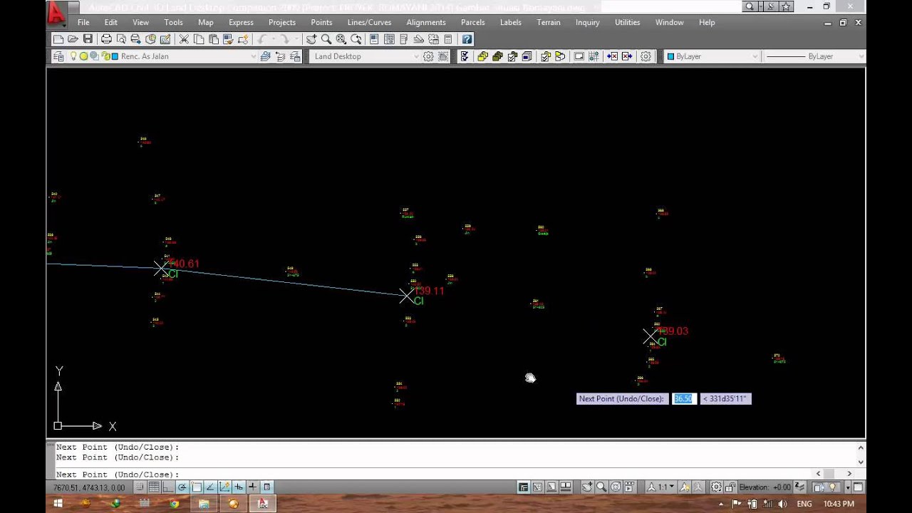 3 Menggambar Rencana As Jalan Dgn Autocad C3d Ld 2009 3 Menggambar Rencana As Jalan Dgn Autocad C3d Ld 2009