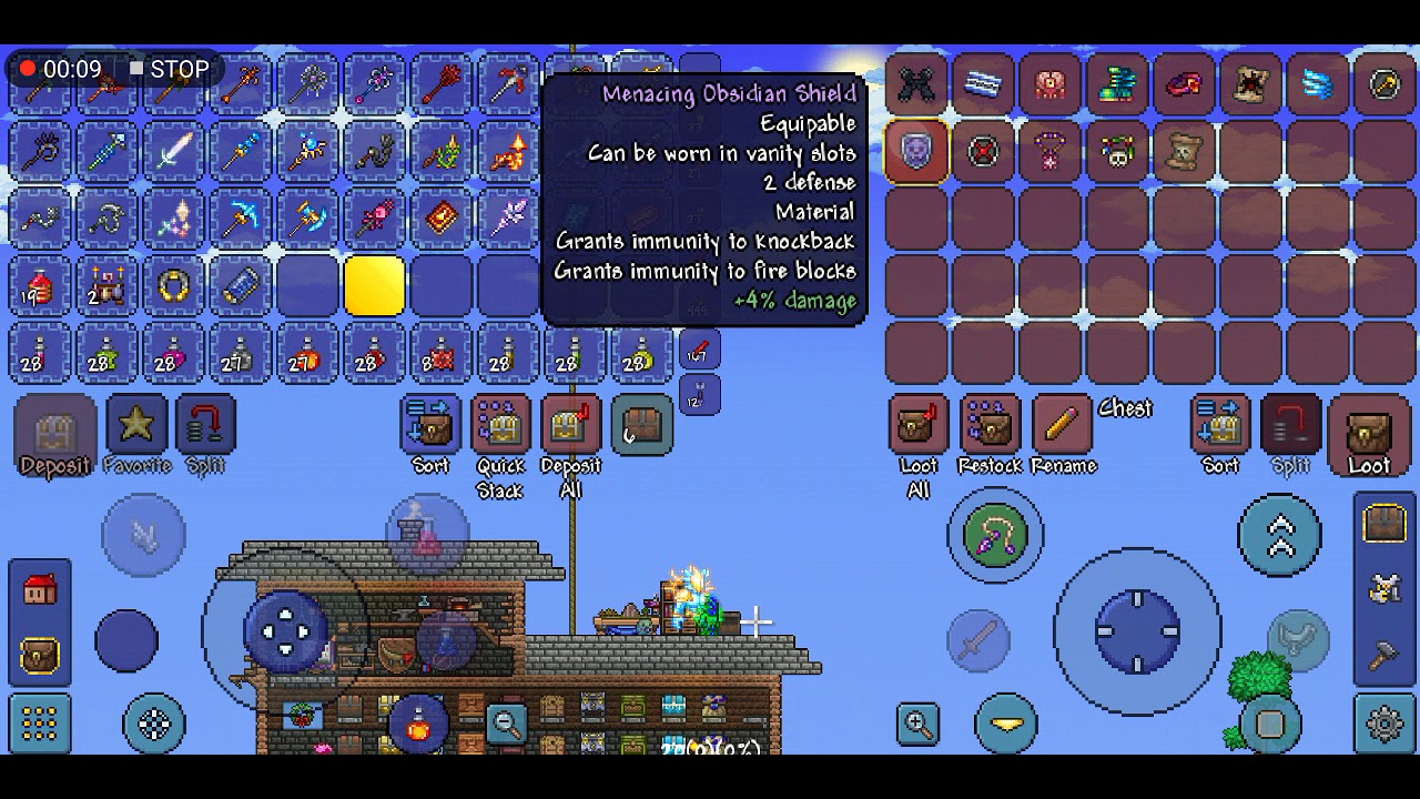 How to equip any accessories in the vanity slot Terraria 1.4 Mobile