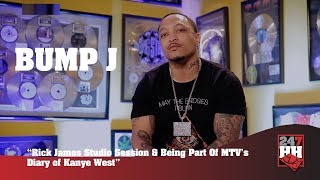 Bump J - Rick James Studio Session & Being Part Of MTV's Diary of Kanye West (247HH Exclusive)