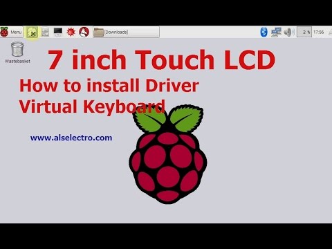 Raspberry PI Touchscreen 7inch – How to install Driver & Virtual Keyboard