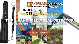 Cheap & Best Top 5 Handheld Metal Detector Pinpointers For Security Unboxing & Review - Upgraded Sen