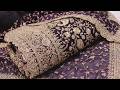ARNG-4598 “The True Purple” Vol 3 Premium Designer Saree with Veil||Georgette Fabric||Crystals||Zari