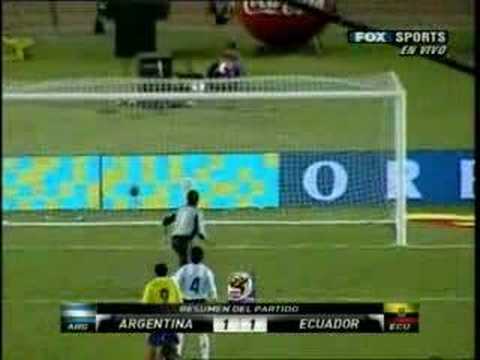 Ecuador 1 - Argentina 1 - Junio 15, 2008