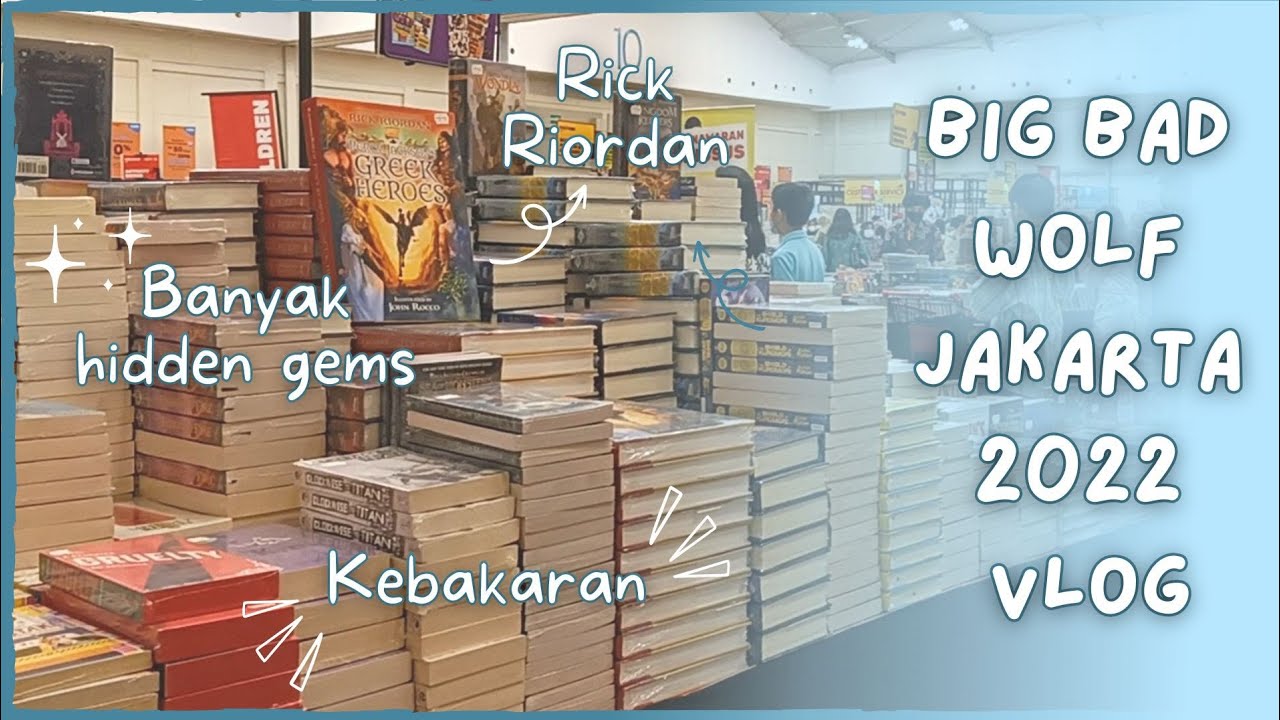 Berburu Novel Rick Riordan dan Buku Mitologi di Big Bad Wolf Jakarta 2022 | Booktube Indonesia