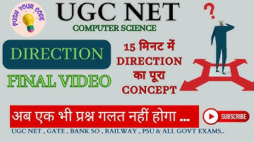 Direction | बस 1 मिनट में सारे सवाल कर दोगे - Tricks & Shortcuts | Final Video | UGC NET | PSUs