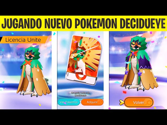 NintendoSpace on X: Decidueye chega ao Pokémon UNITE em 19 de novembro.  Ele é um pokémon do tipo Planta/Fantasma e é a evolução final de Rowlet.  #nintendo #PokemonUNITE #pokemon #nintendospace  /