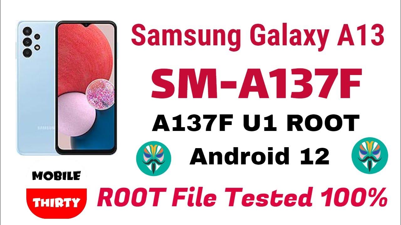 A137F ROOT Android 12 Samsung A13 ROOT Magisk Manager install YouTube