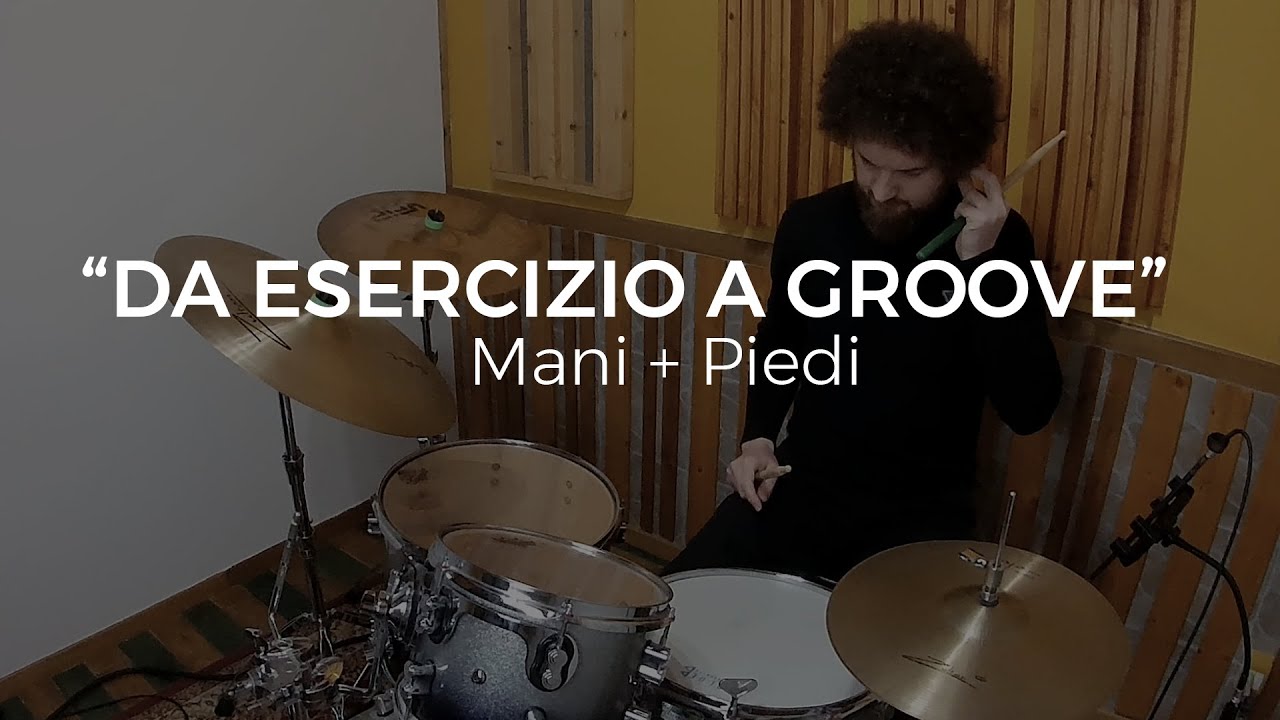 Dagli esercizi al groove: Singoli, Doppi e Paradiddle con ostinato