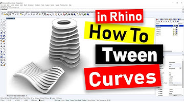 Tween Curves Command (2019): Rhino 3D CAD Technique #21 (2019)