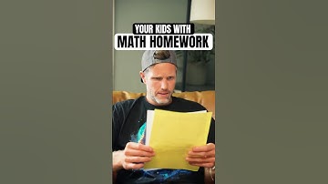 When your kids have math homework