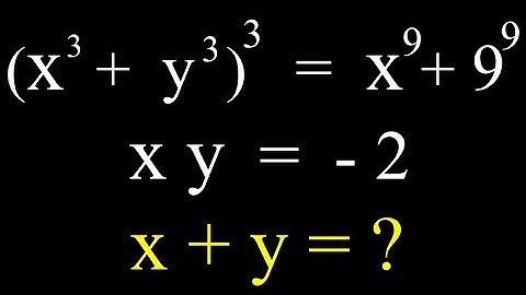 A Nice Algebra Problem | Math Olympiad | Find x+y=?
