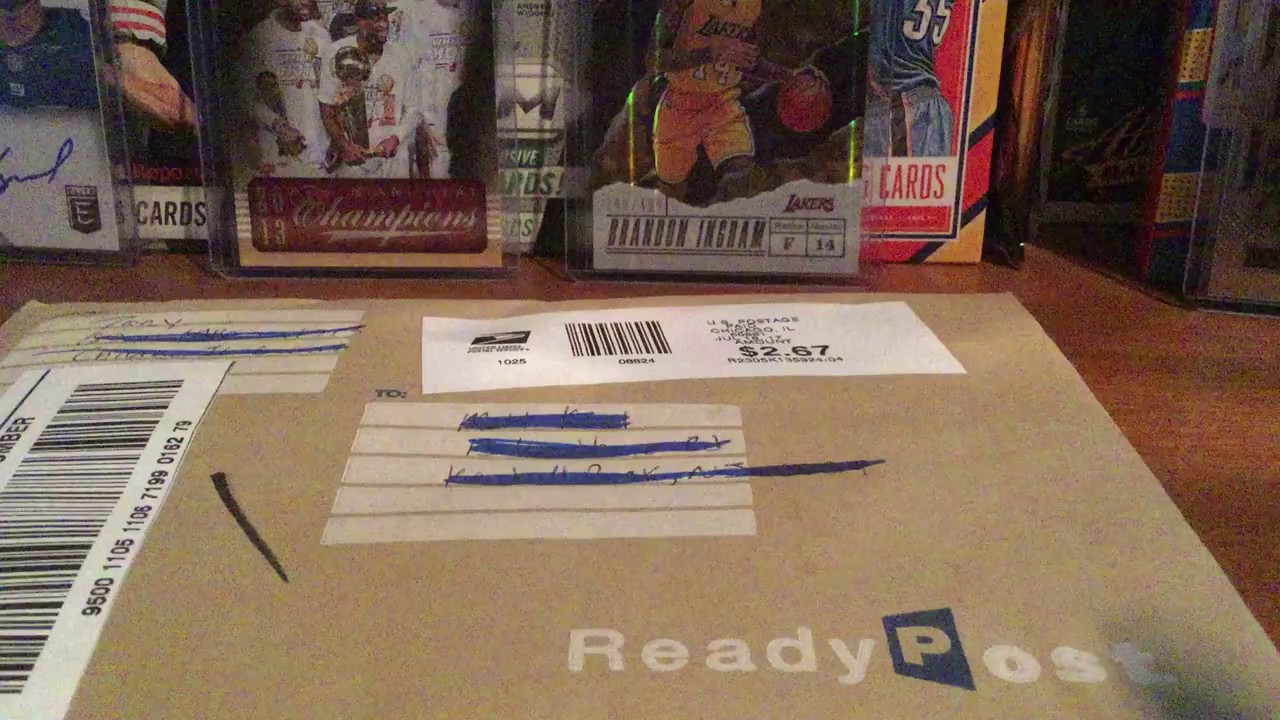 1 Package Mail Day Old School NBA Legend Auto - YouTube